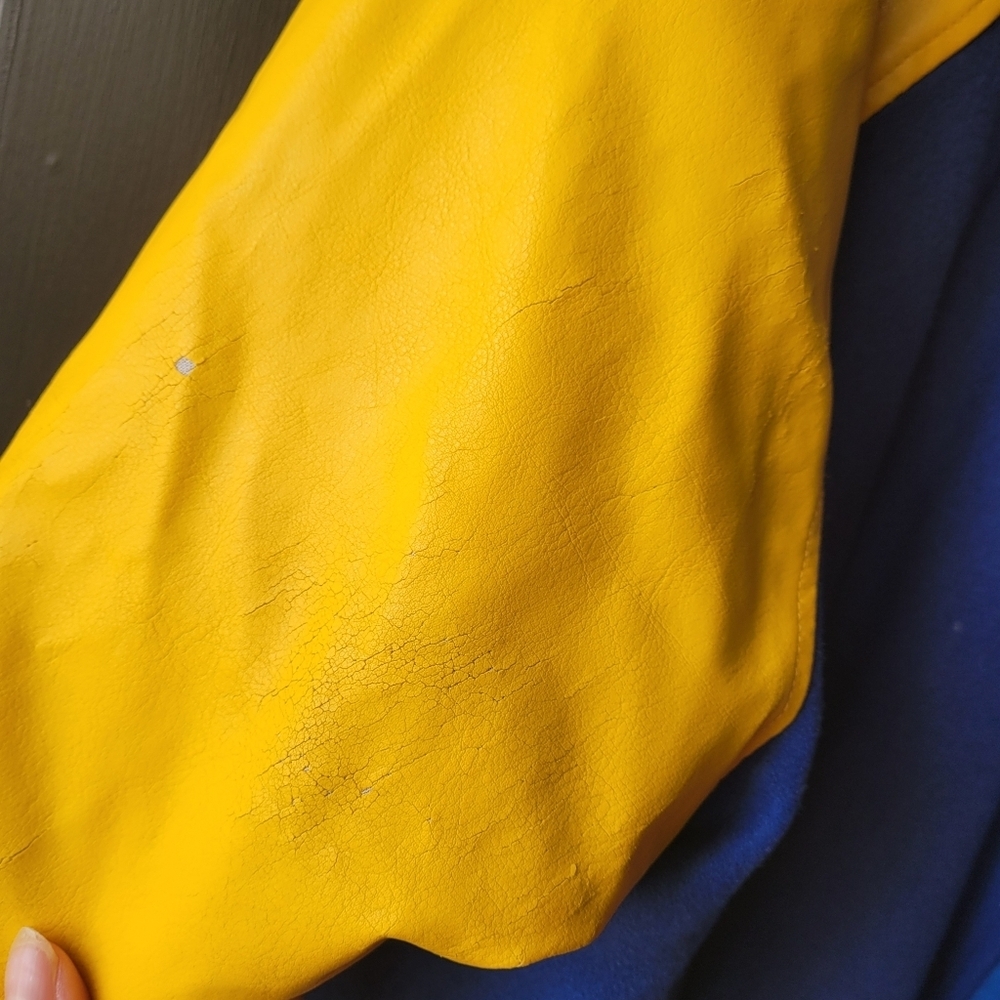 Vintage Steve & Barry’s Navy University Jacket Mens Exrta Large XL Lettermans - Picture 11 of 16